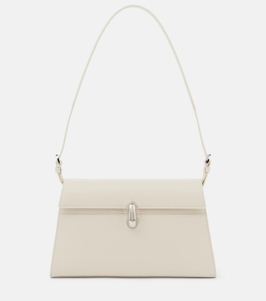 savette symmetry 19 leather shoulder bag