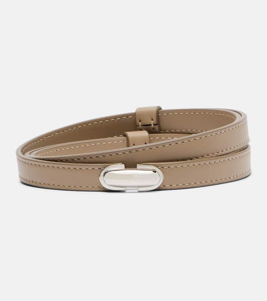 savette symmetry leather belt
