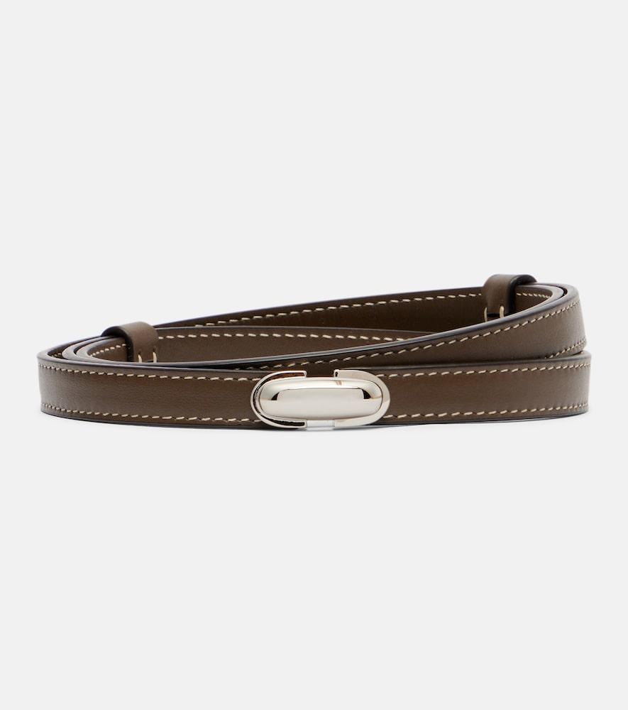 savette symmetry leather belt