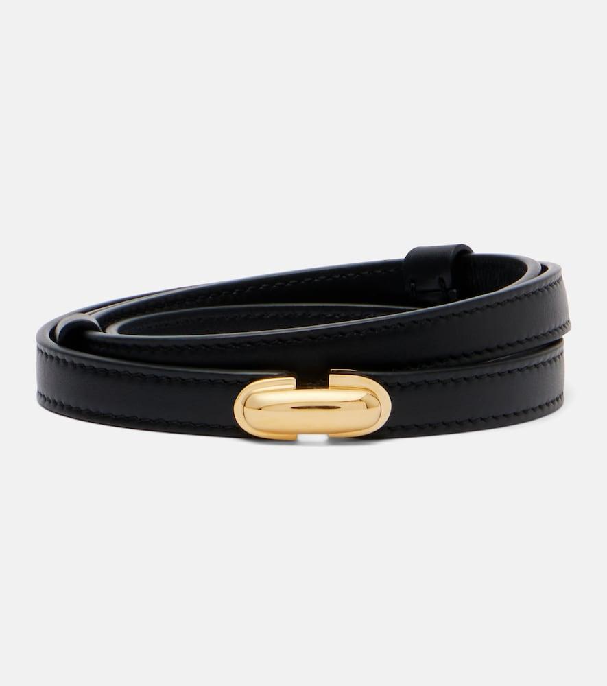 savette symmetry leather belt