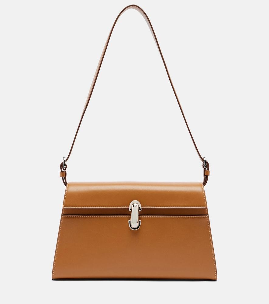 savette symmetry leather shoulder bag