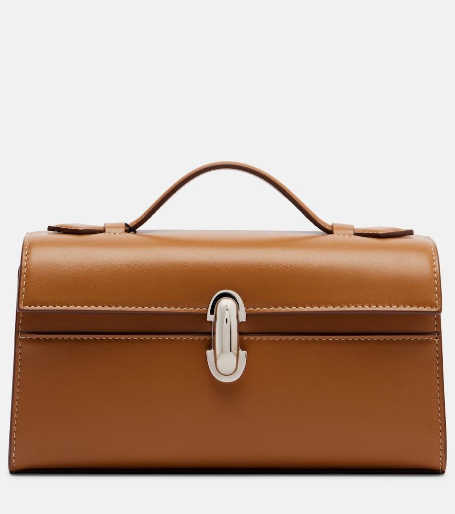 savette symmetry pochette leather top