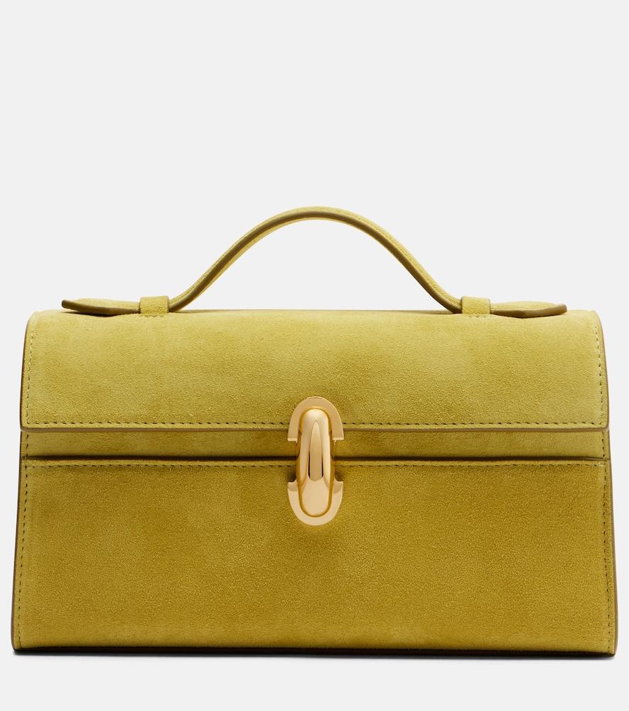 savette symmetry suede top