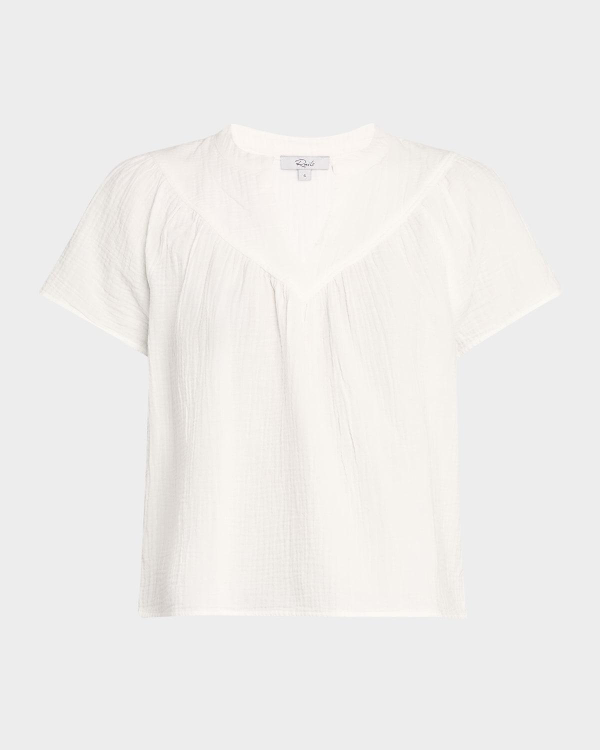 sayer gauze blouse