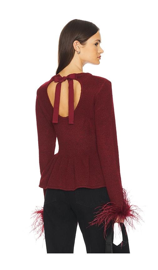 saylor jovi sweater in red.