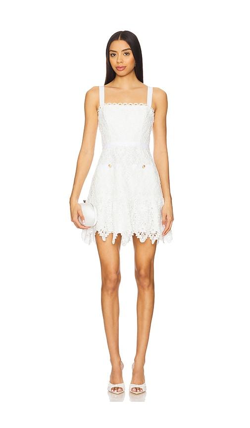saylor verena dress in white.