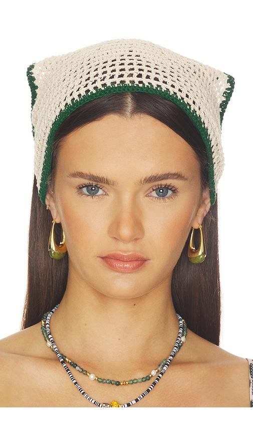 saylor x revolve cody headband in cream,green.