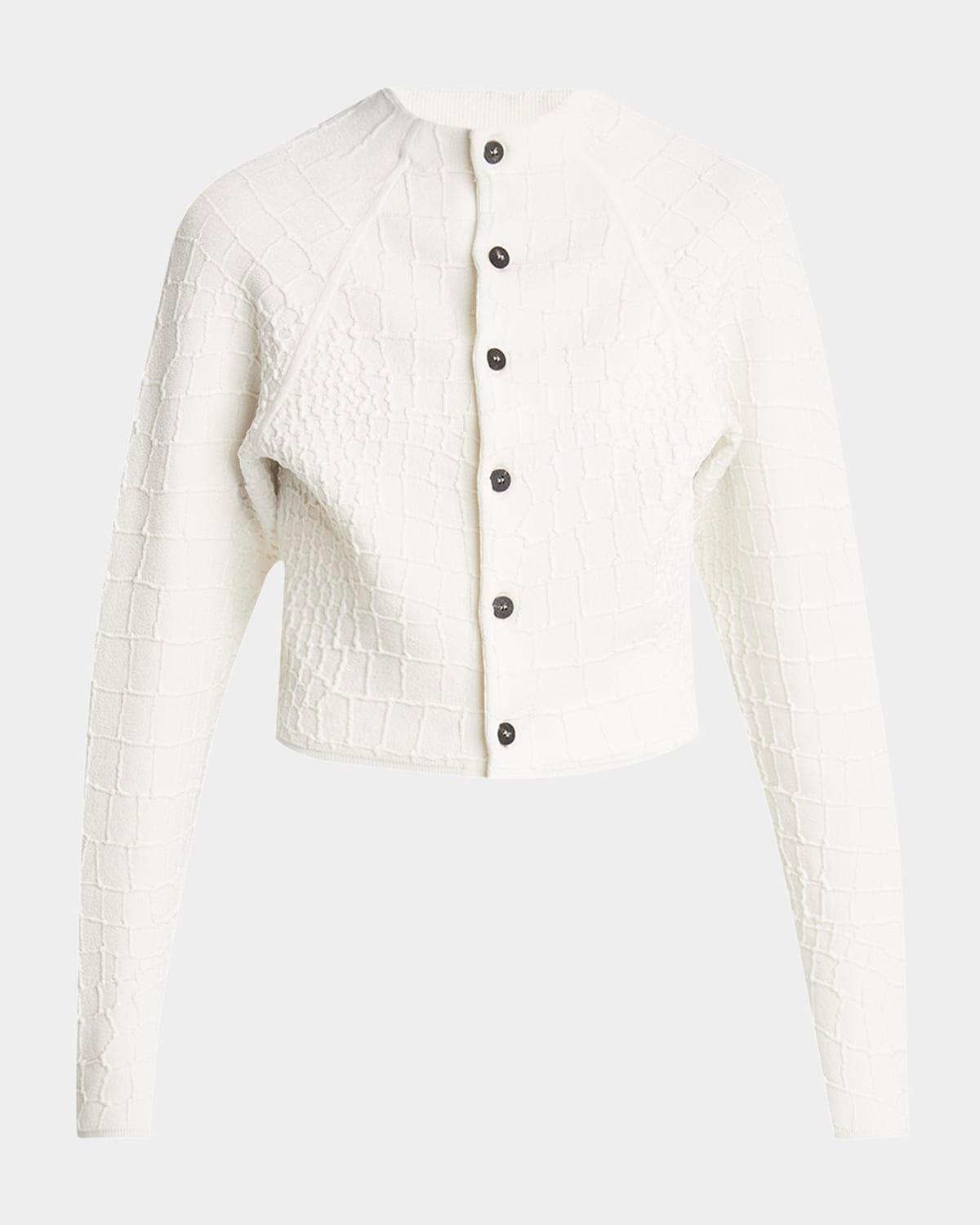 scala textured cardigan
