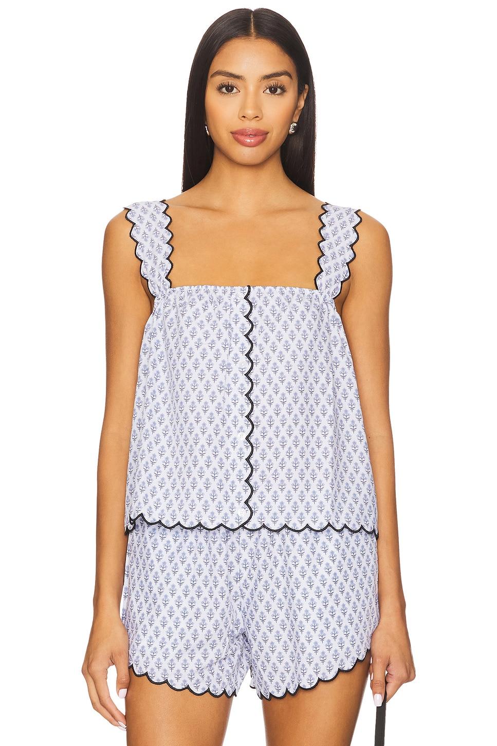 scallop button front tank