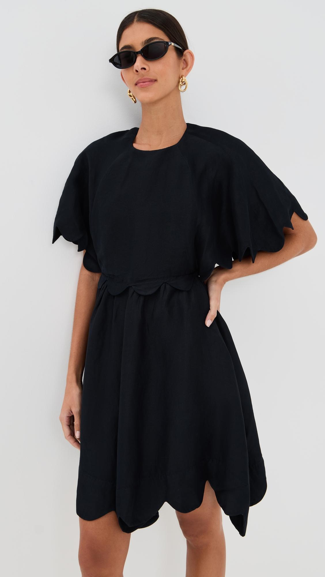 scalloped buttercup dress