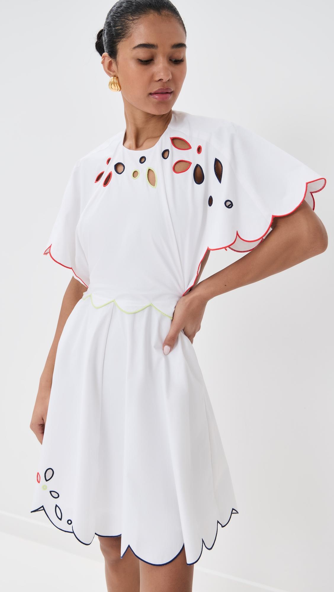 scalloped buttercup dress