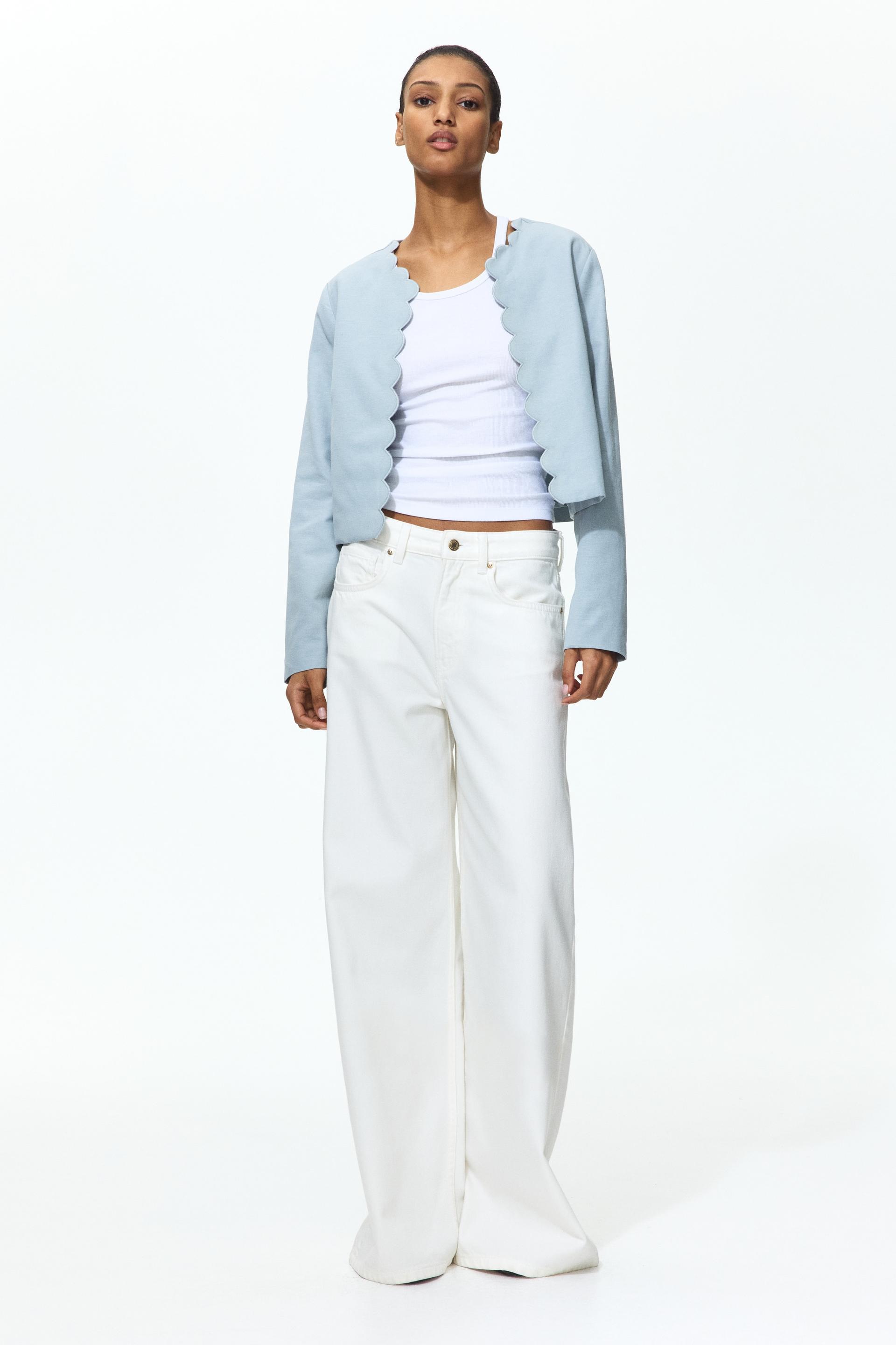 scalloped-edge jacket