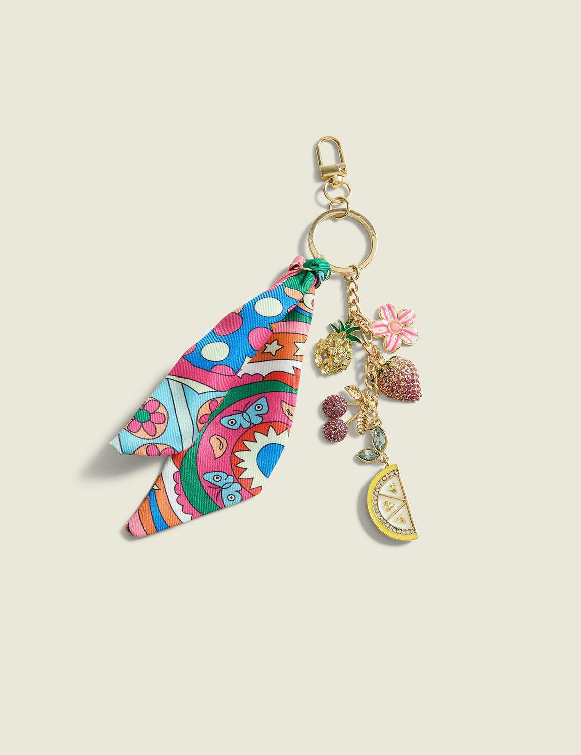 scarf bag charm