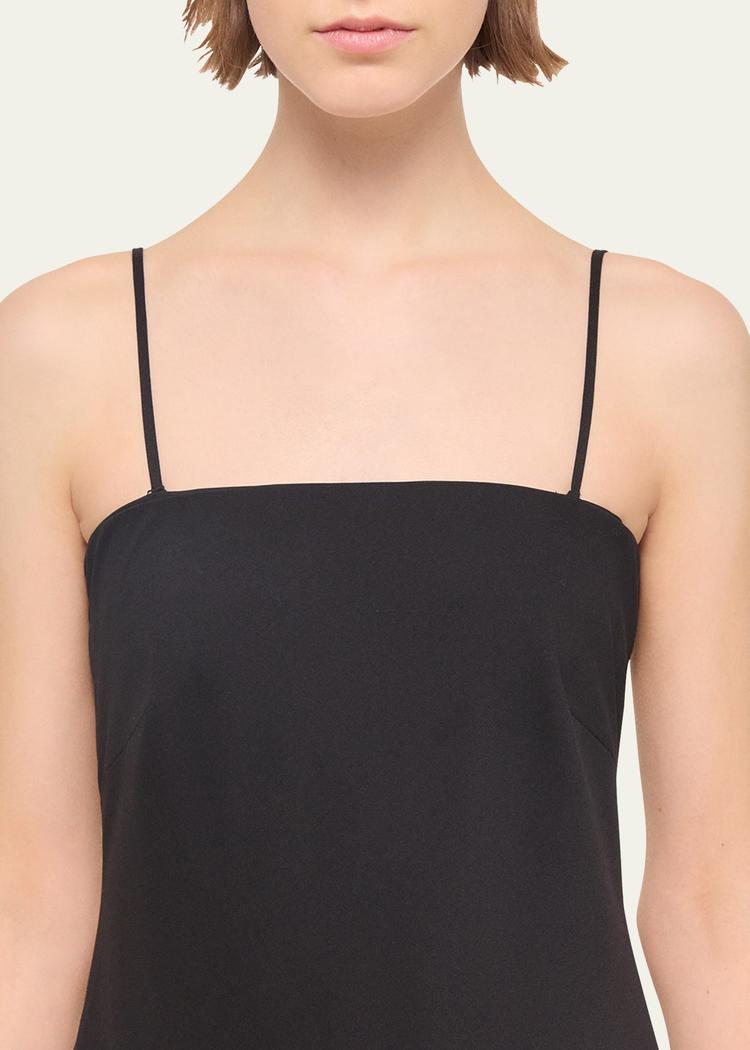 scarf hem midi dress