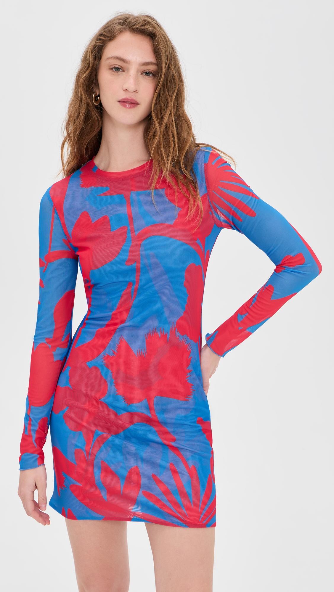 scarlet mini mesh dress