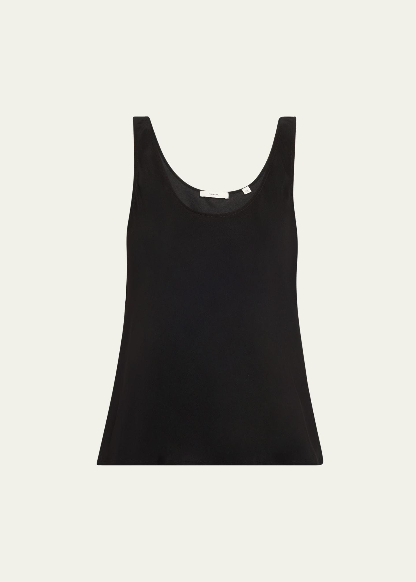 scoop-neck bias tank top