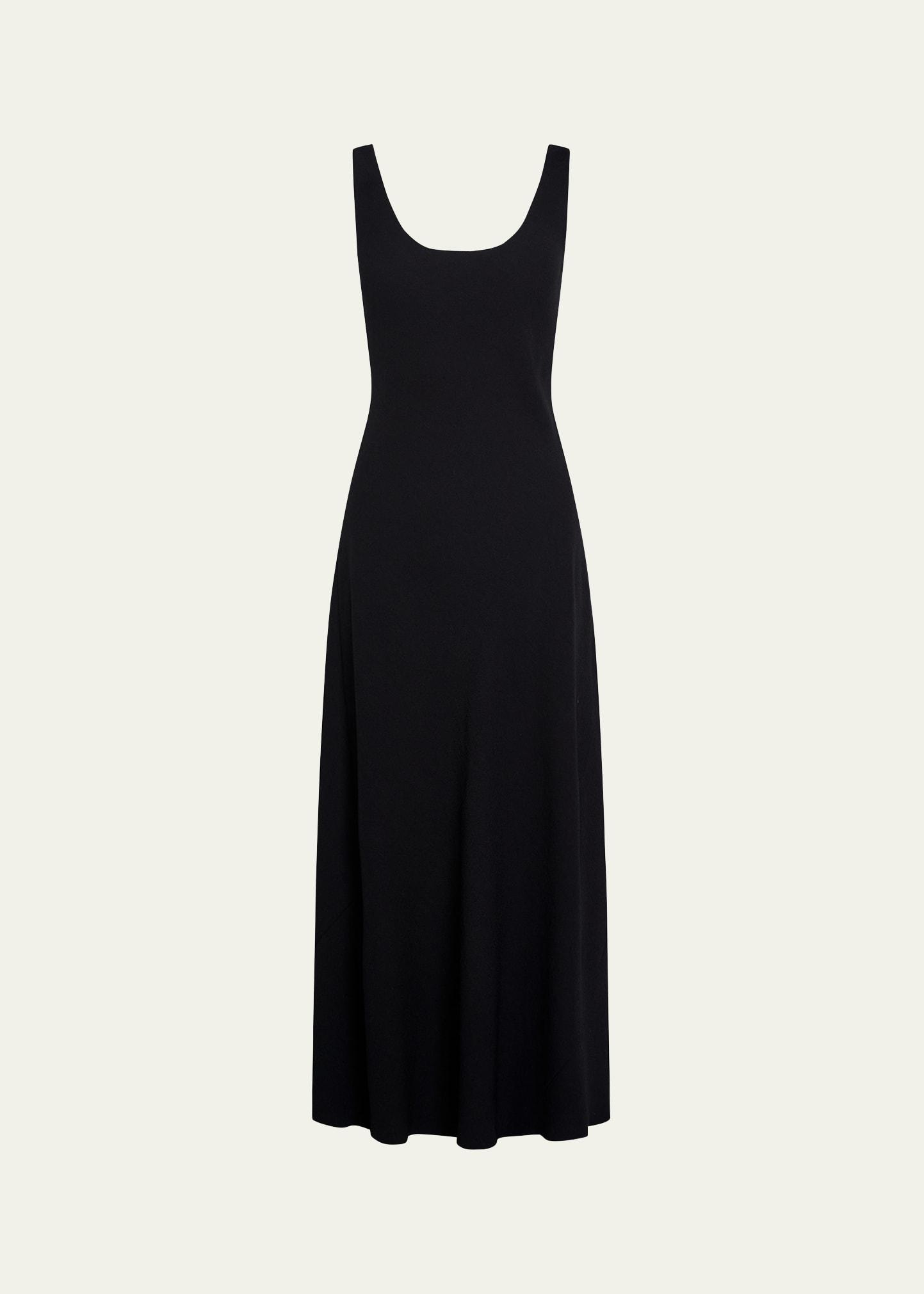scoop-neck slip dress