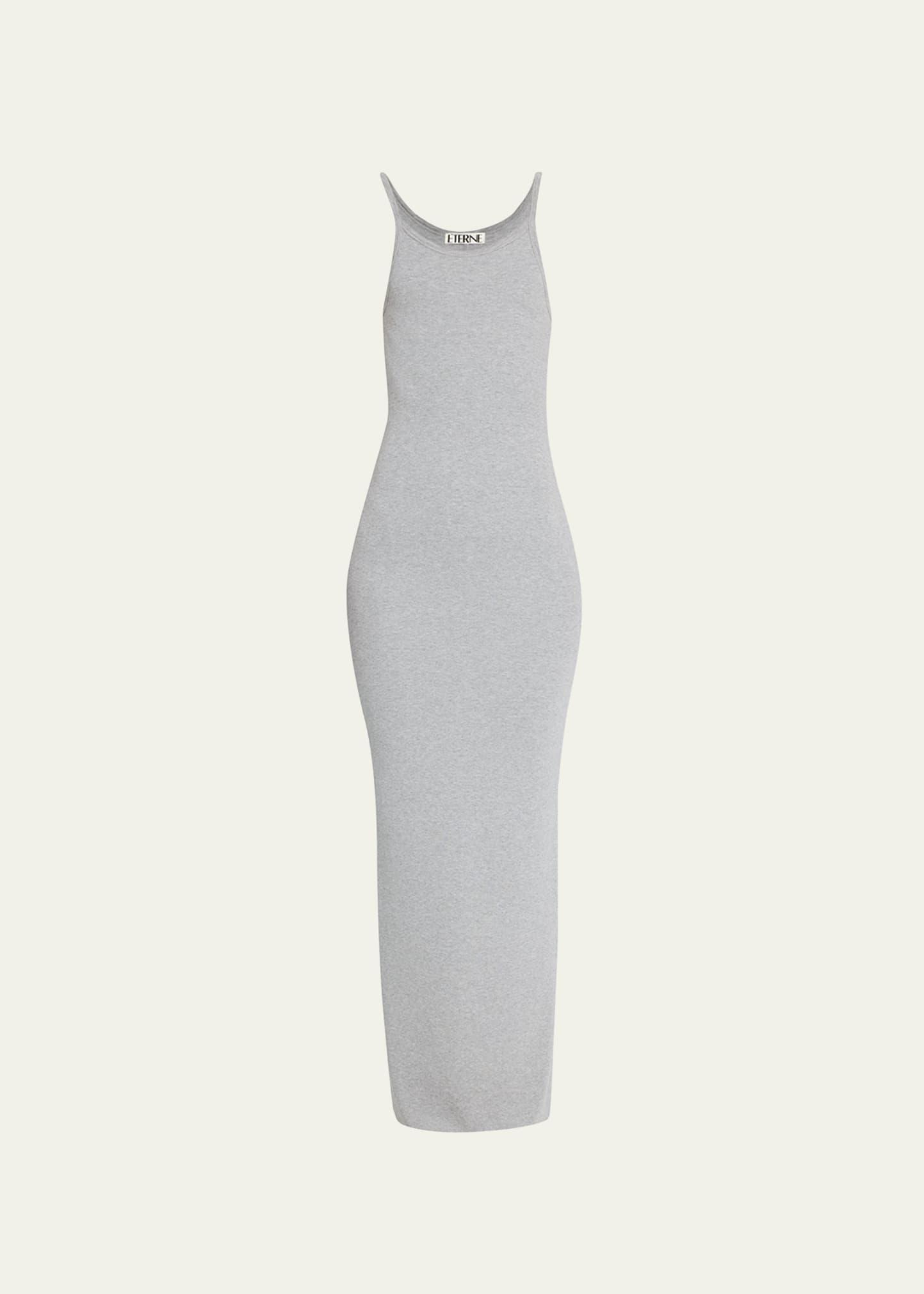 scoop-neck tank maxi dress