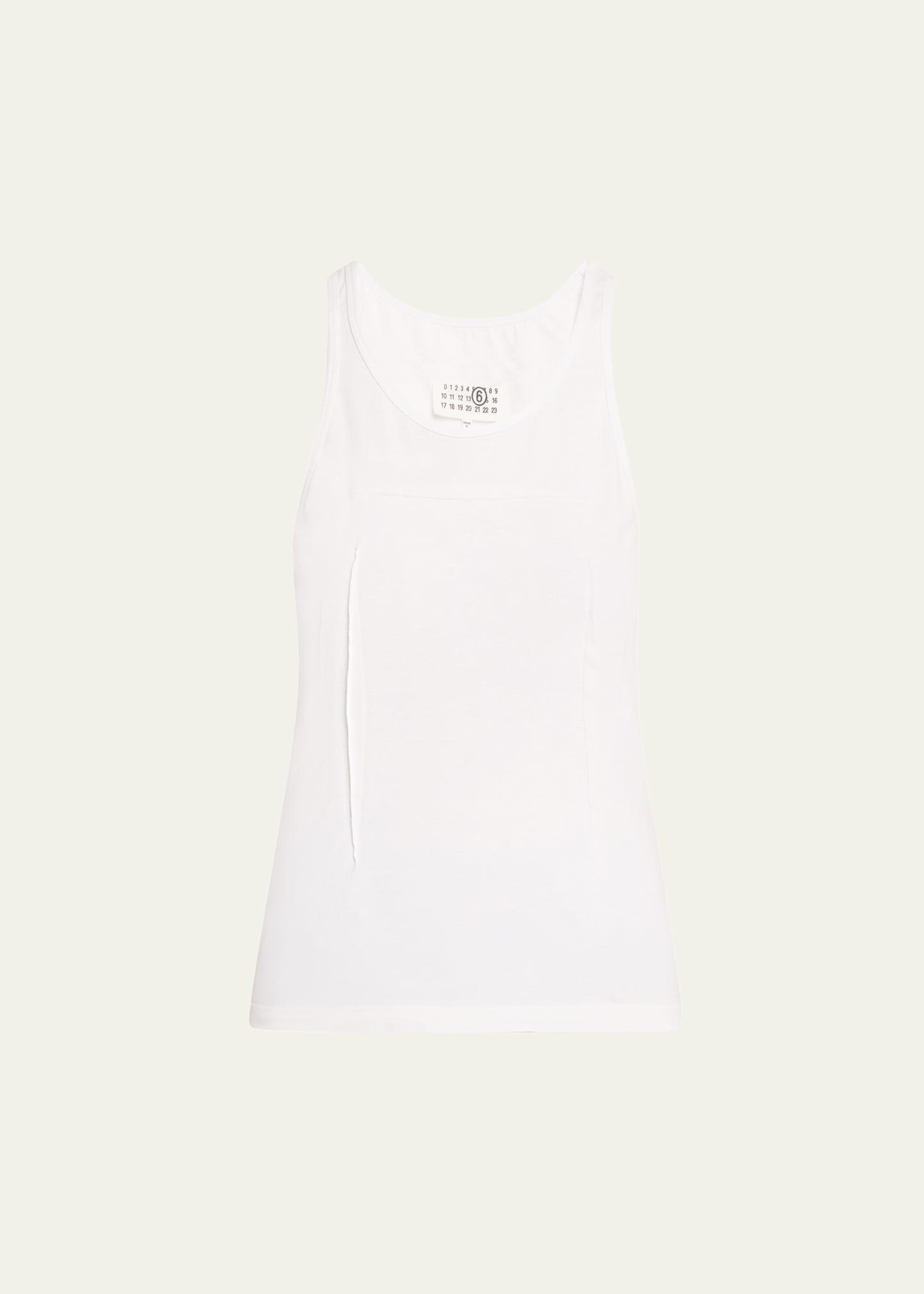 scoop-neck tank top