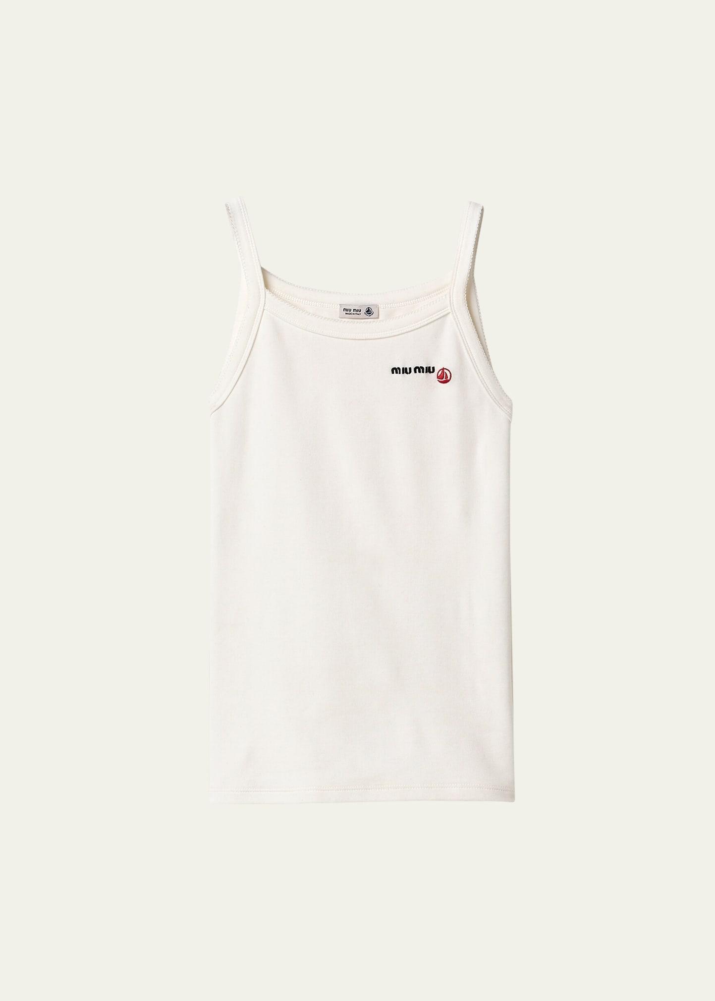 scoop-neck tank top