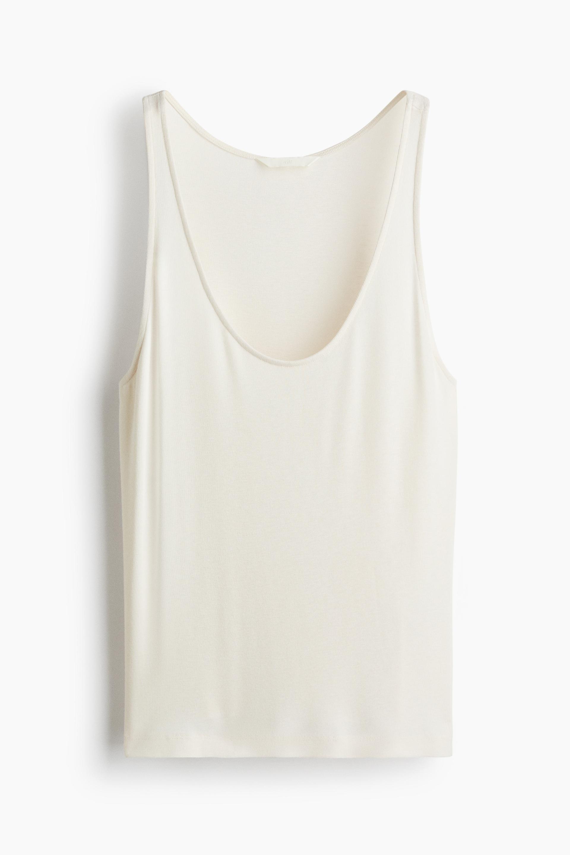 scoop-neck tank top