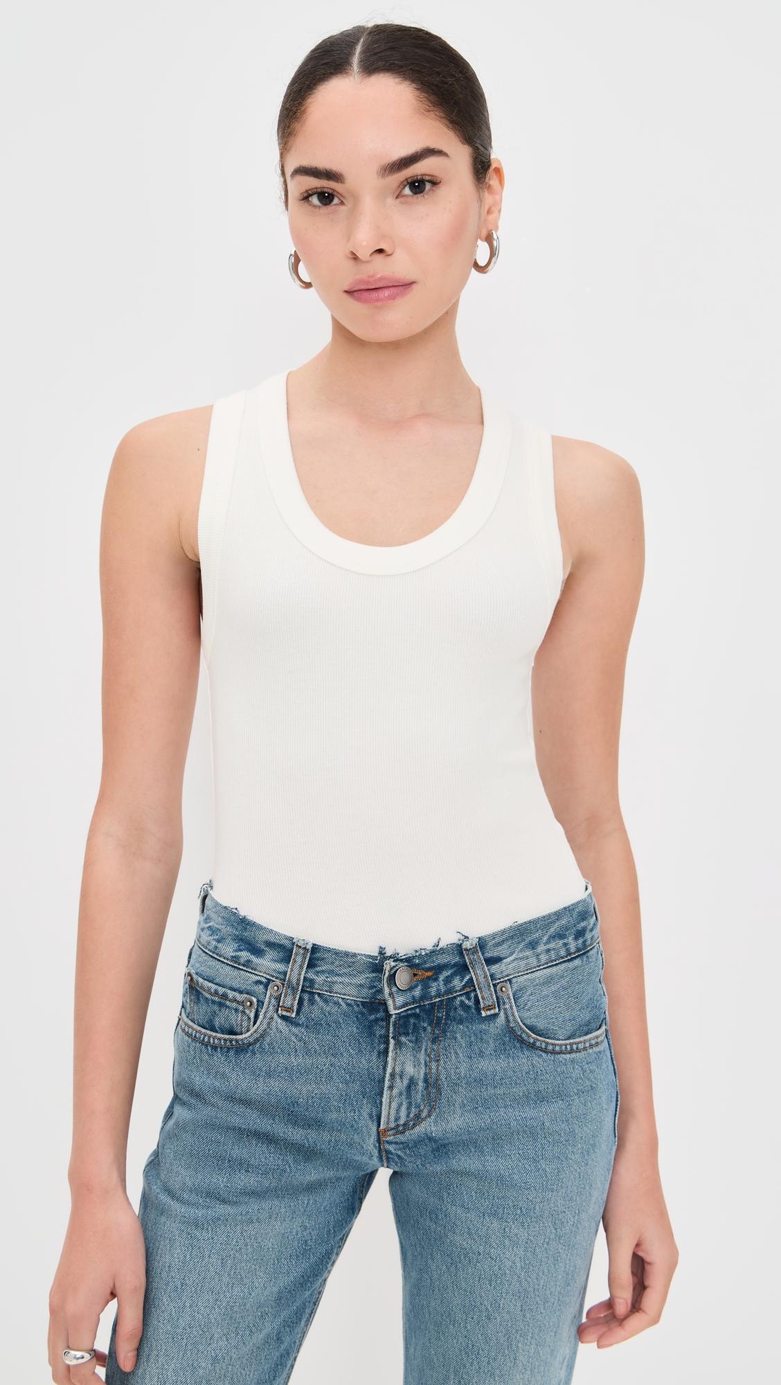 scoop neck tank