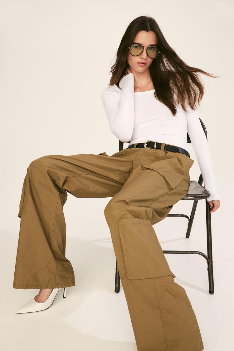 scoop-neck top