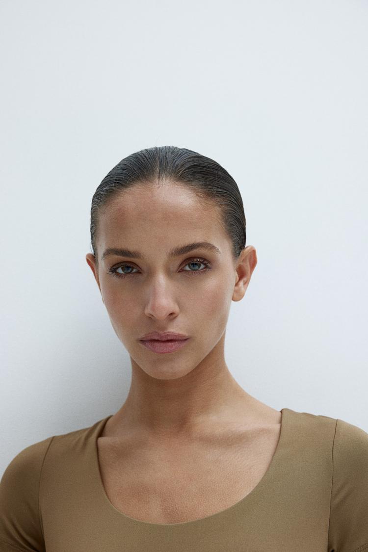 scoop-neck top