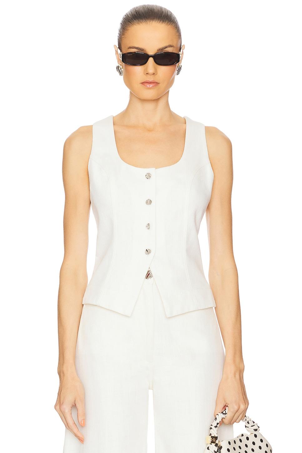 scoop neck vest