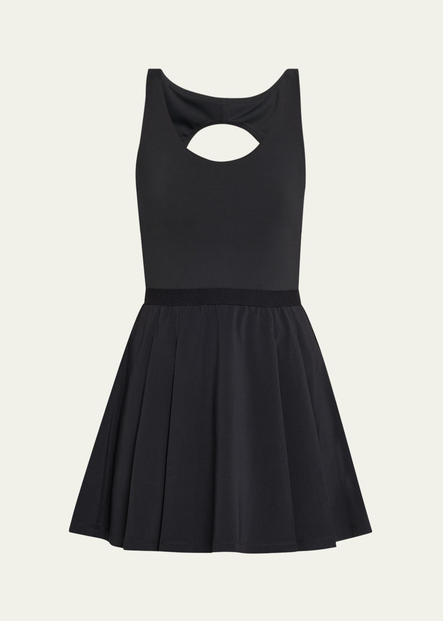 score pleated active dress