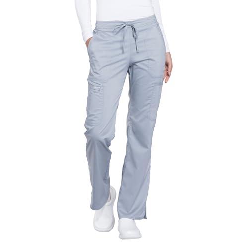 scrubs for women workwear revolution, drawstring scrub pants ww120p, xl petite, grey