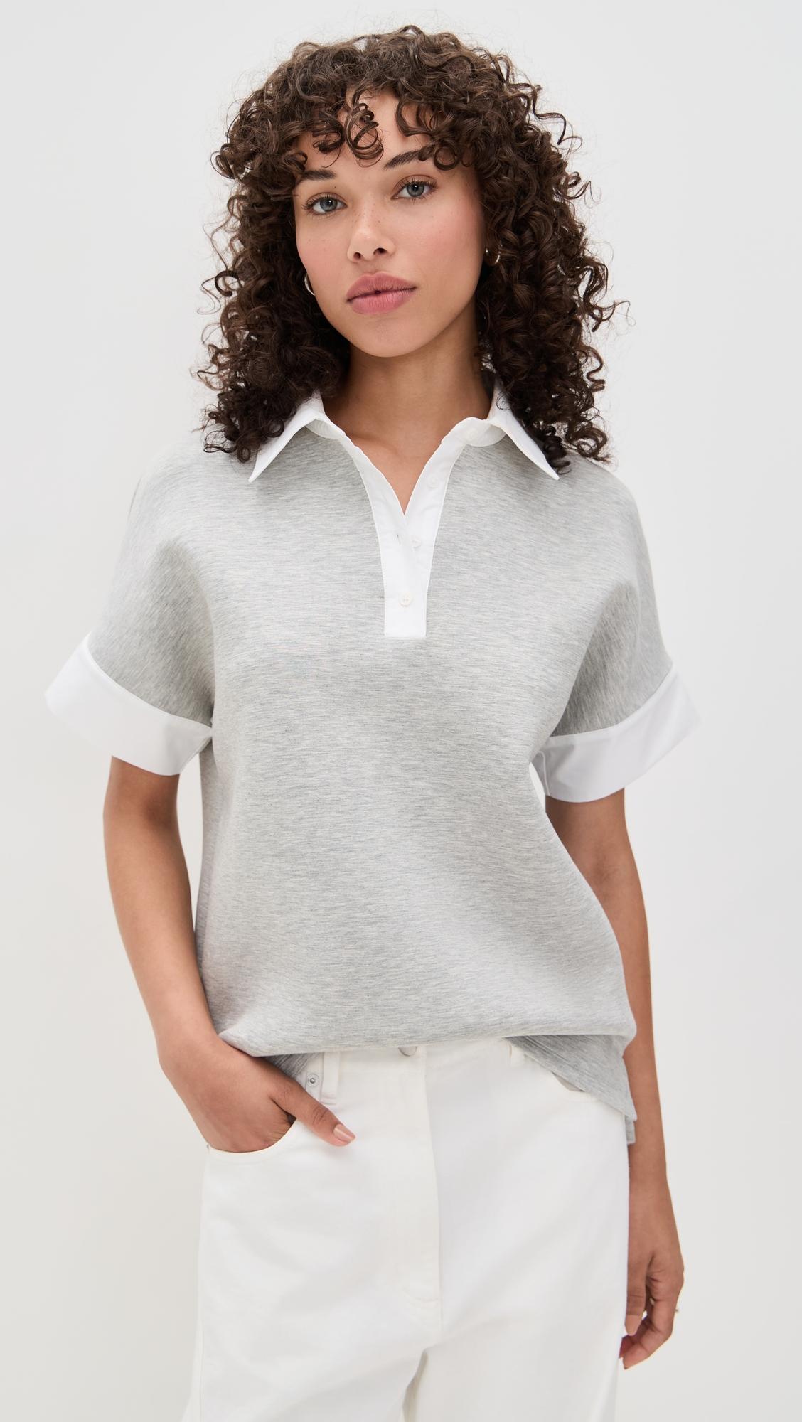 scuba collar sweatshirt