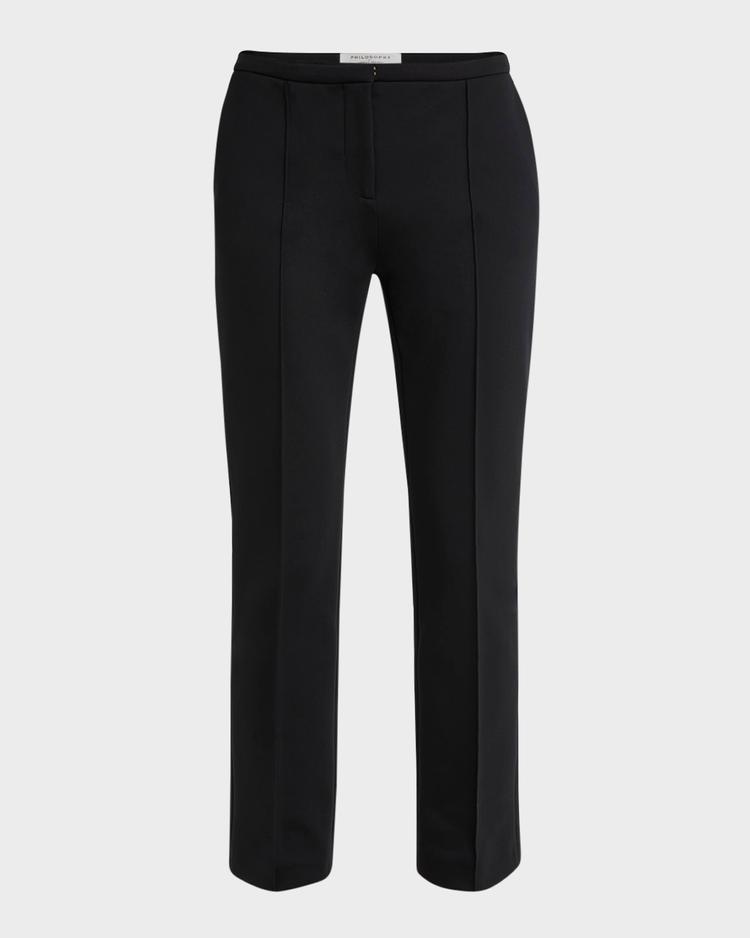 scuba cropped trousers