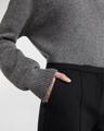 scuba cropped trousers
