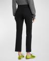 scuba cropped trousers