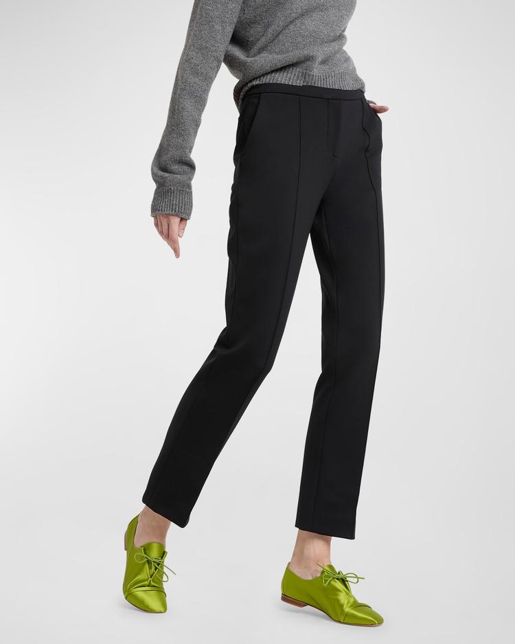 scuba cropped trousers