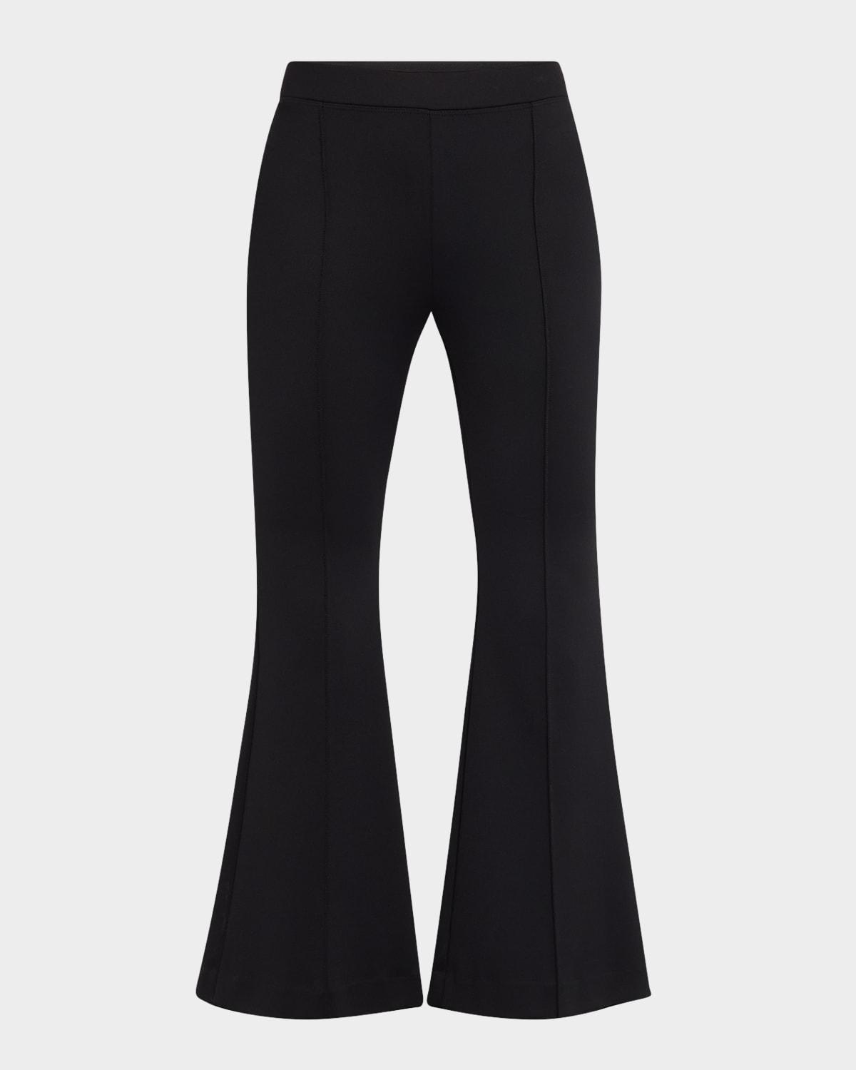 scuba flare cropped pants