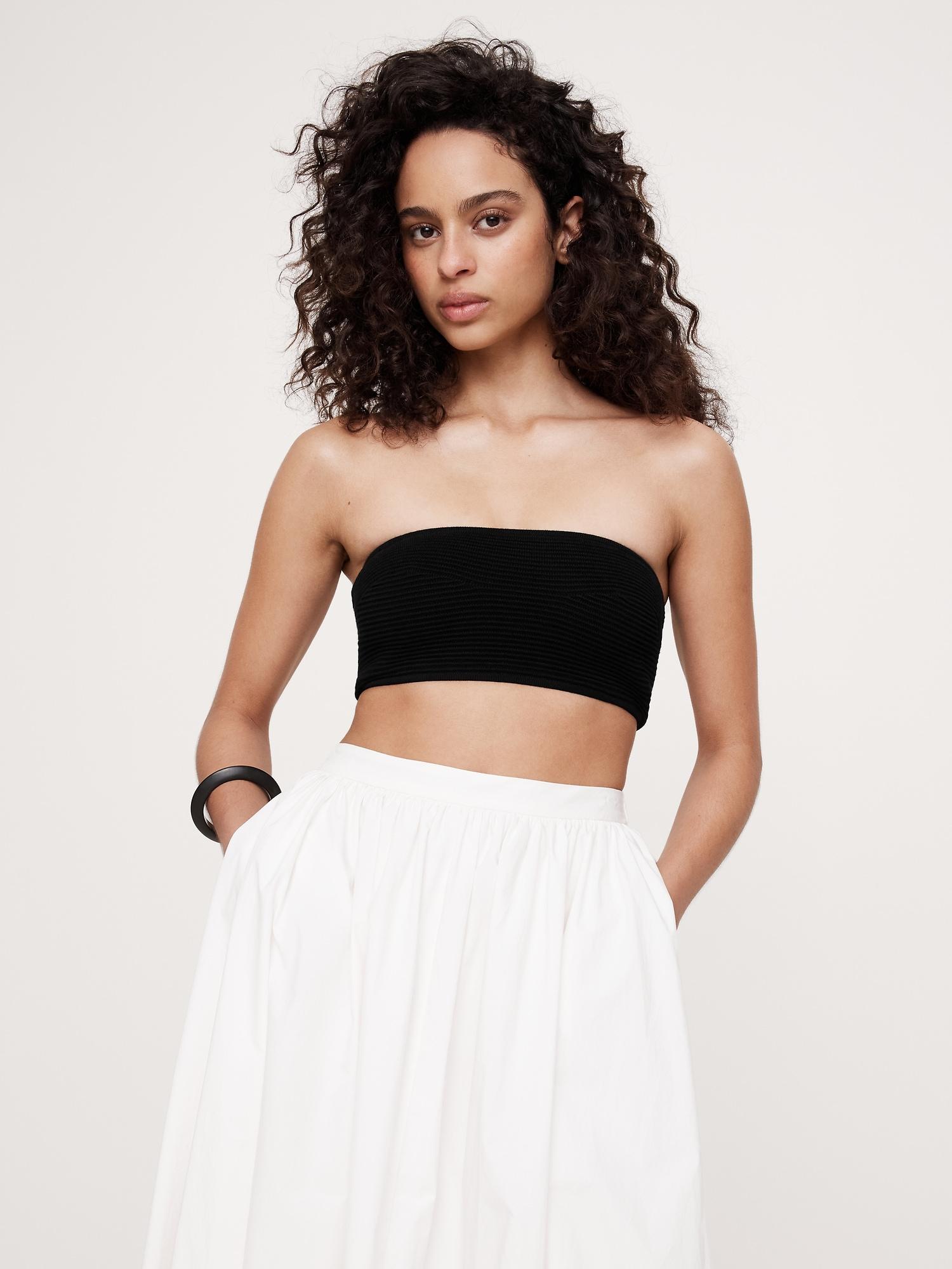 sculpted bandeau top