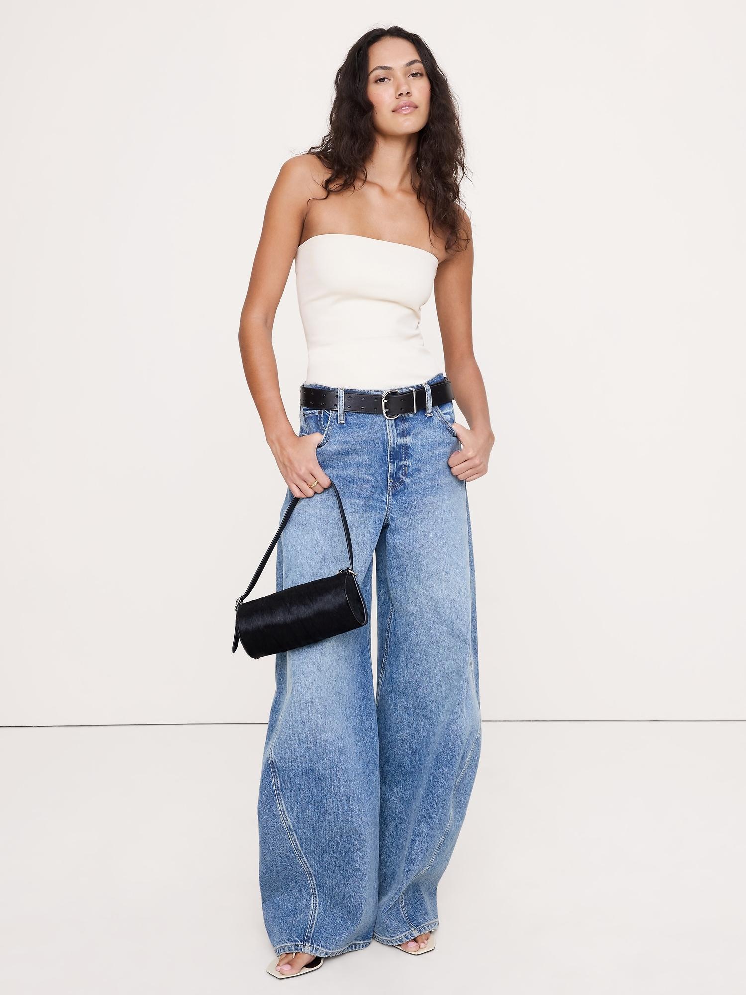 sculpted-stretch tube top