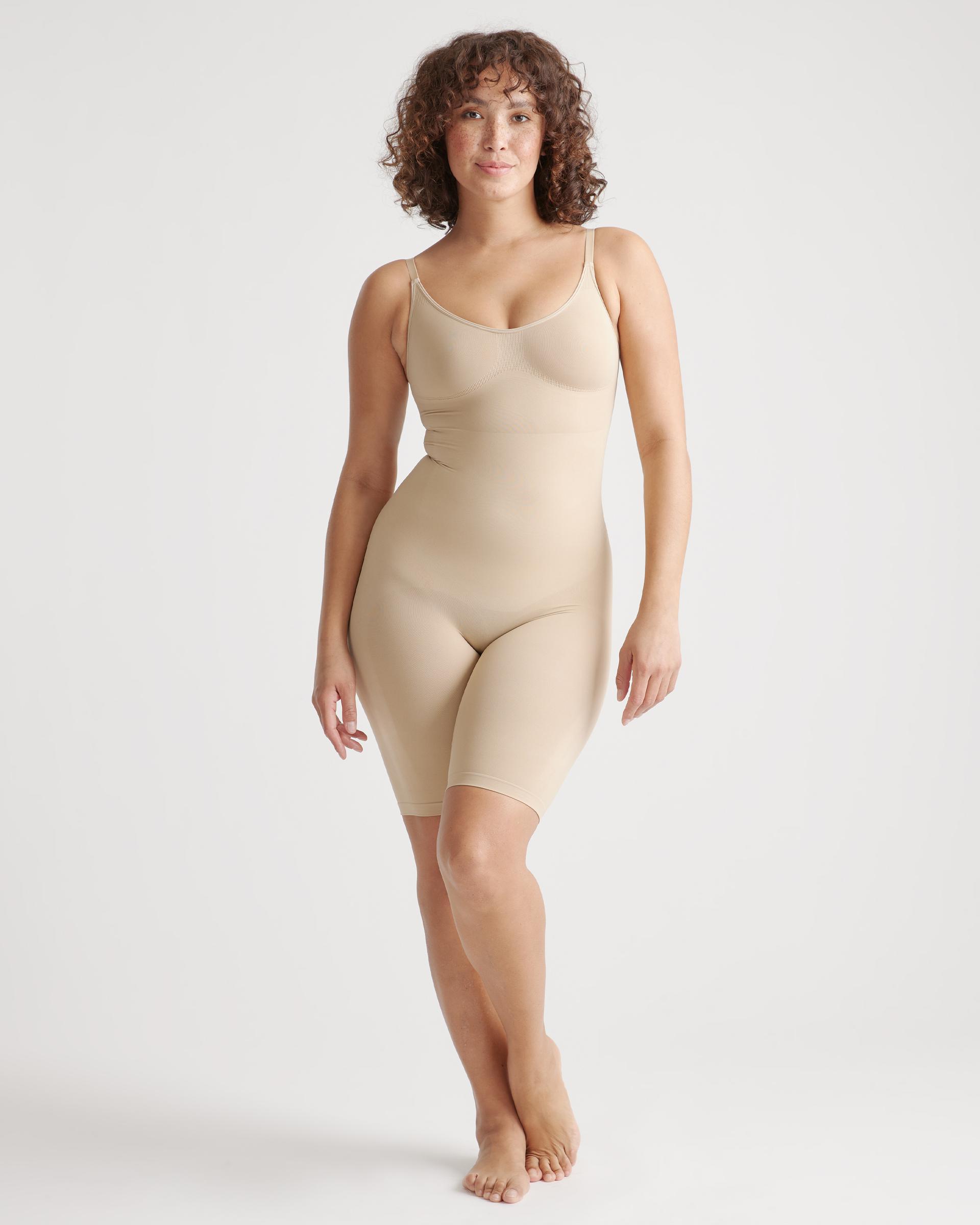 sculpting mid-thigh bodysuit