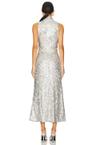 sculpty sleeveless sequin dress