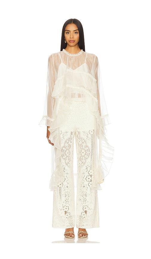 sea cornelia solid high low top in cream.