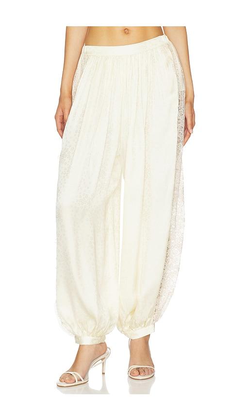 sea ethel solid bloomer pants in yellow.