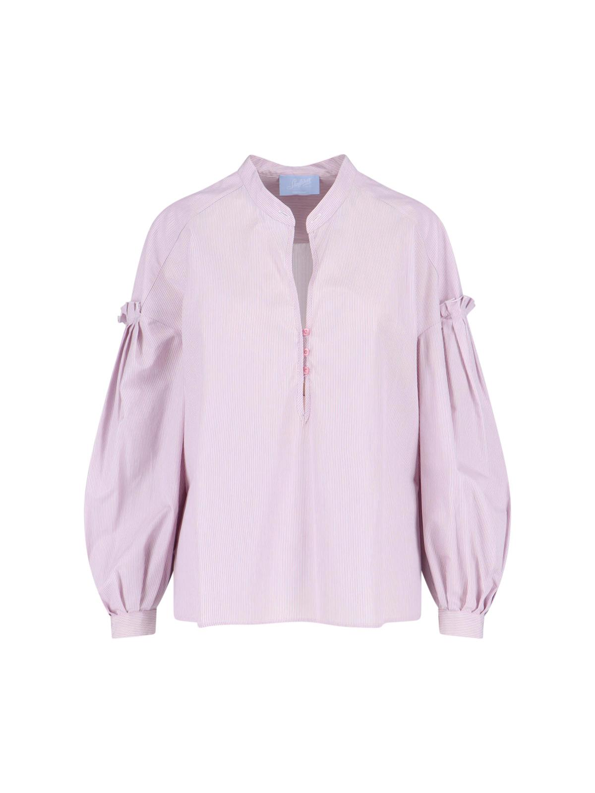 seafarer shirts pink cotton - women