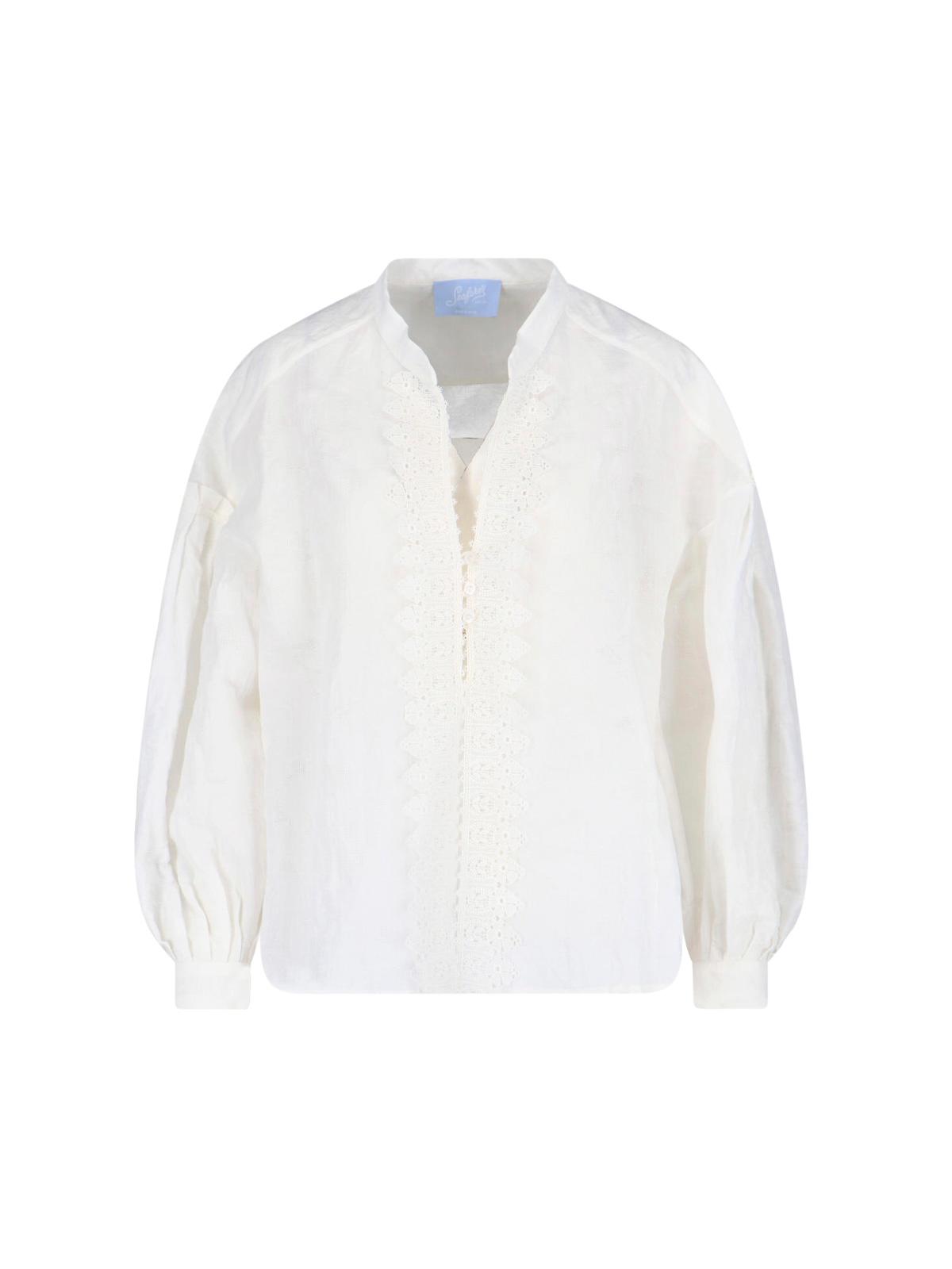 seafarer shirts white cotton - women
