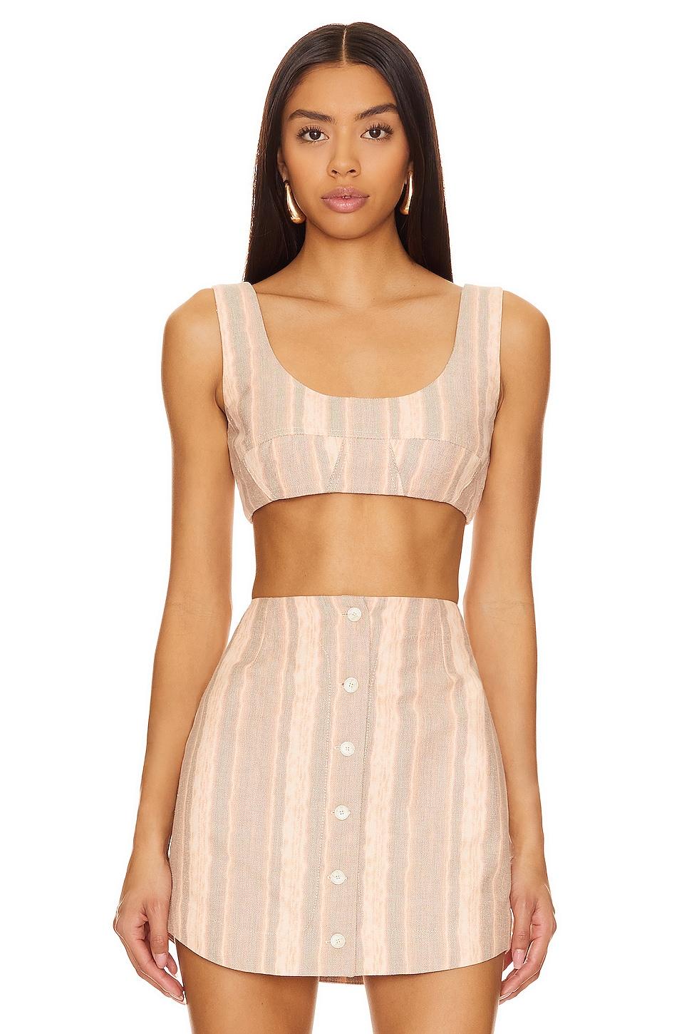 seamed bra top