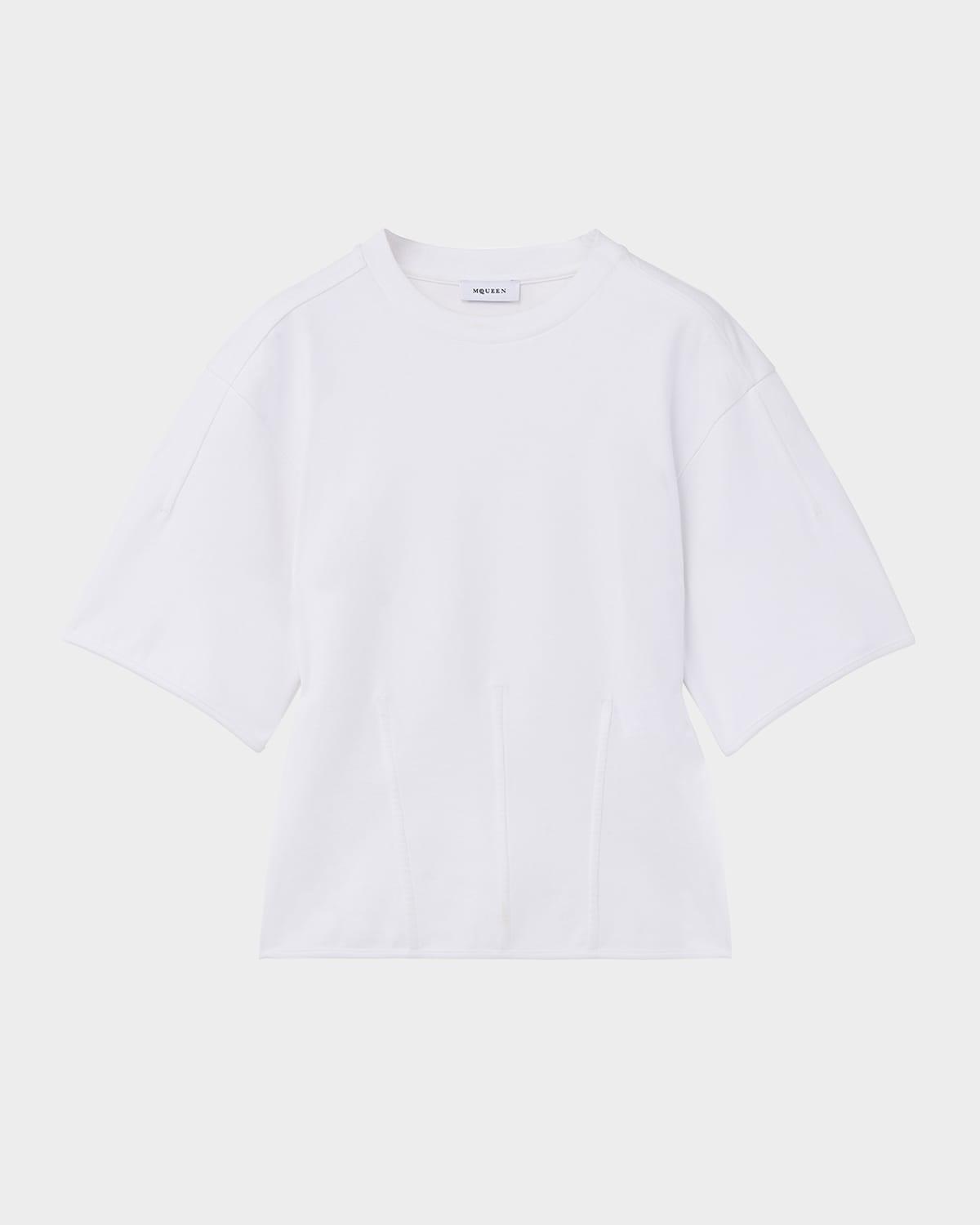 seamed jersey tee