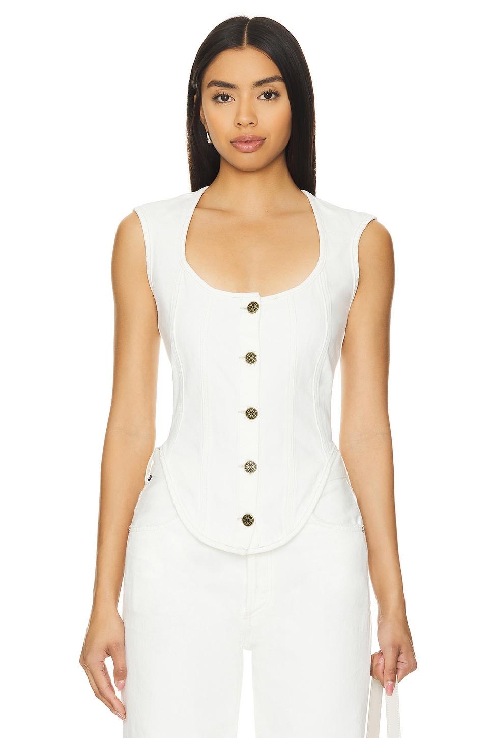 seamed scoop bustier