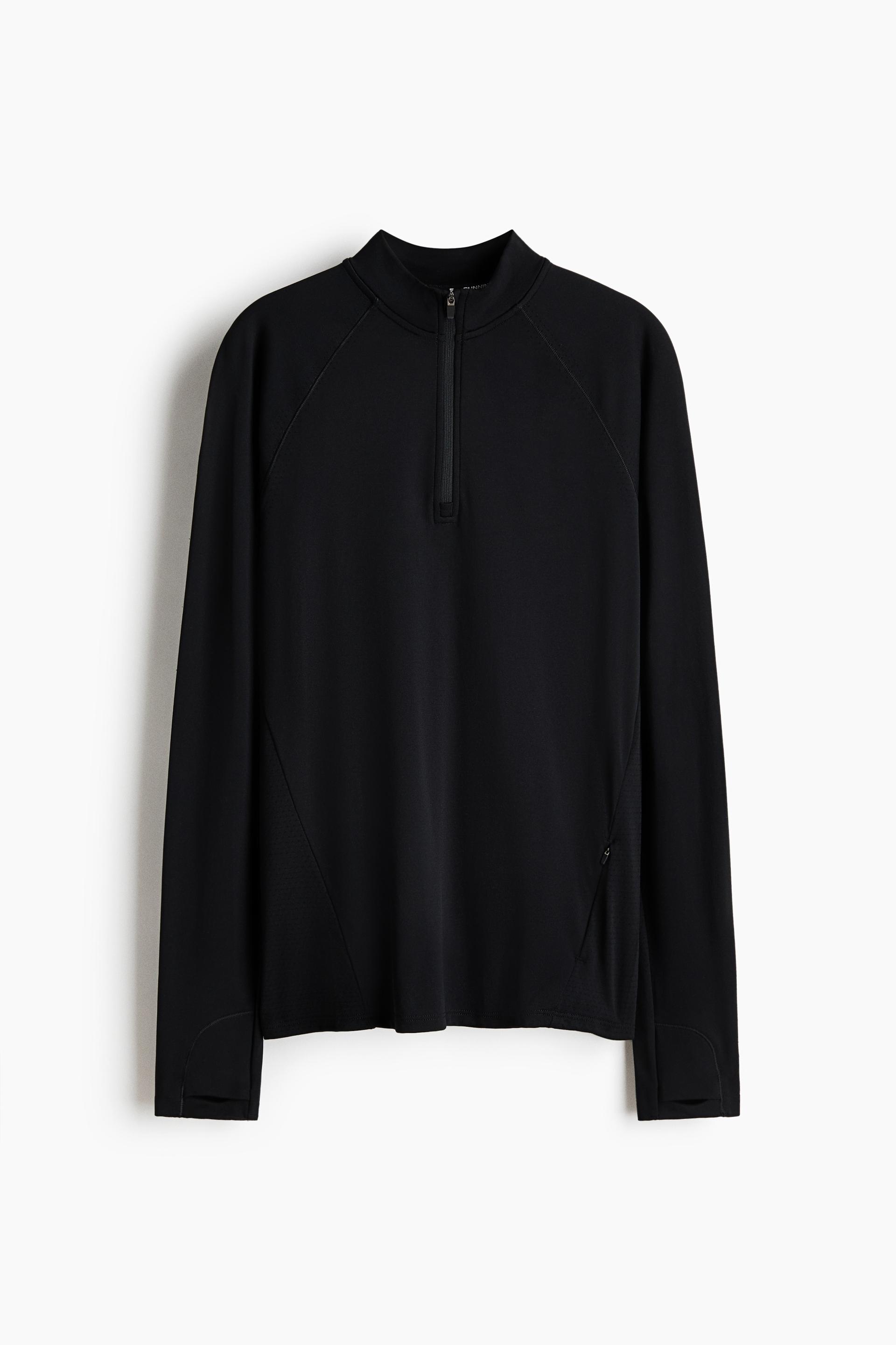 seamless half-zip sports top with drymove™