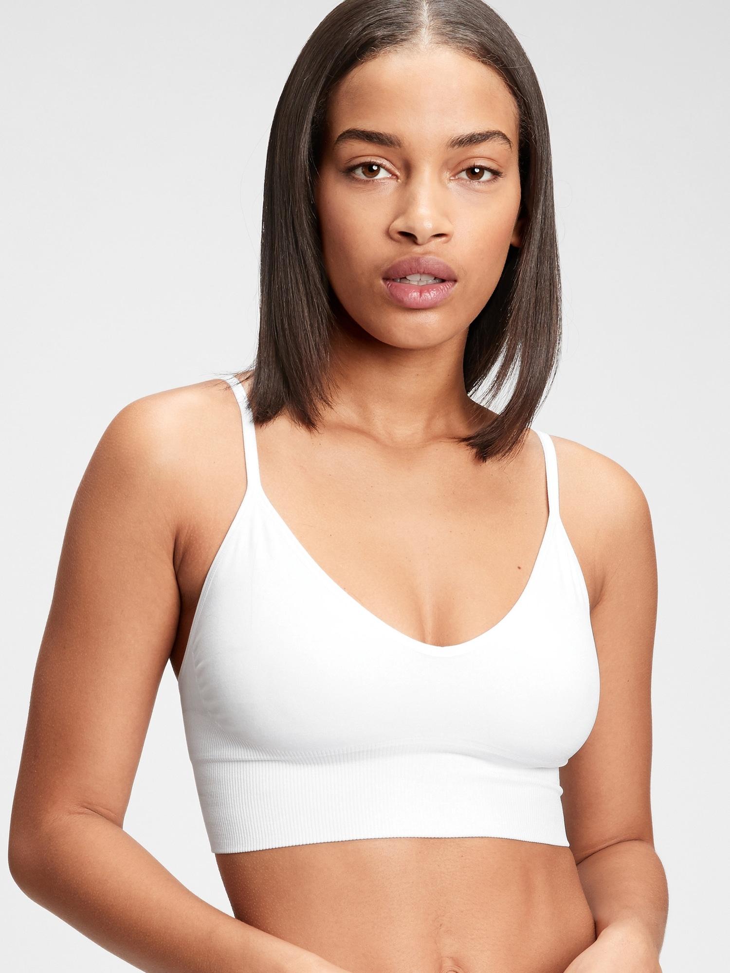 seamless plunge bralette